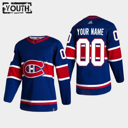 Montreal Canadiens Custom 2020-21 Reverse Retro Authentic Shirt - Kinderen